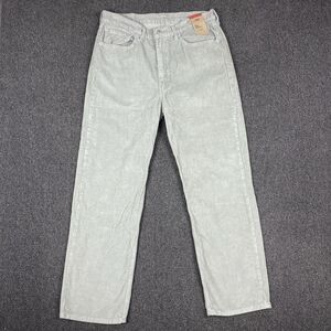 NEW Levis 565 Loose Straight Loose Pants Corduroy Mens Casual Pants Size 34x32